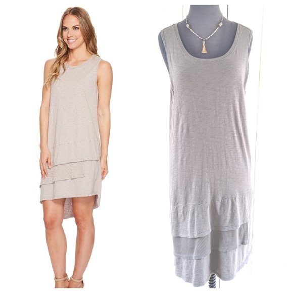 dylan Dresses & Skirts - ⚡PRICE SLASH! ⚡Dylan three tier slub tank dress